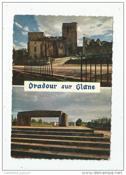 Cp , 87 , ORADOUR SUR GLANE , Multi Vues , Vierge , Ed : Théojac 3 , Militaria , Guerre 1939-45 - Oradour Sur Vayres