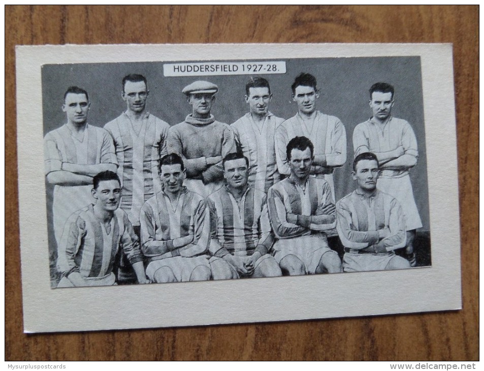 47668 POSTCARD / PHOTOGRAPH: SOCCER / FOOTBALL: Huddersfield 1927-28. - Soccer