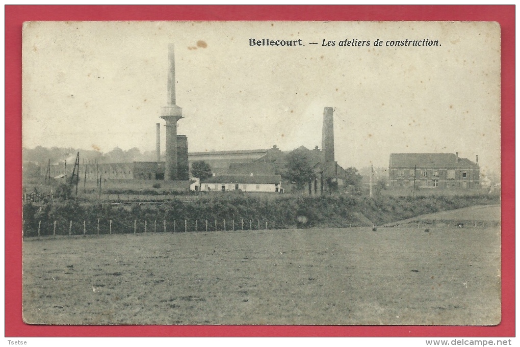 Bellecourt - Les Ateliers De Construction -1926 ( Voir Verso ) - Manage