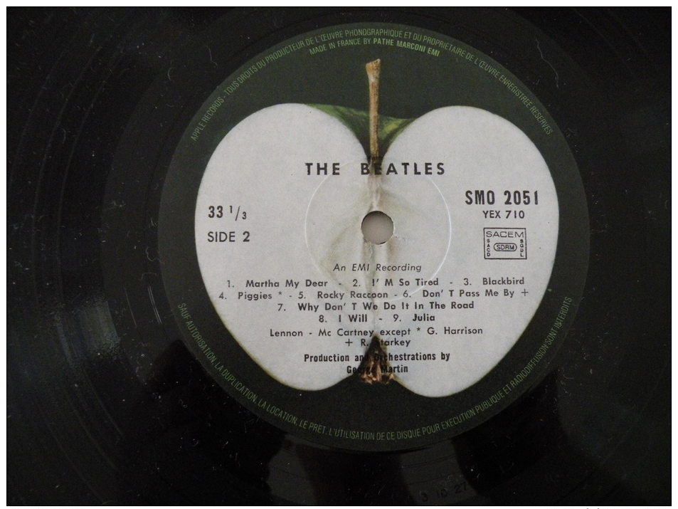 THE BEATLES - Madona (Titres sur photos) - Vinyle 33 T LP double album