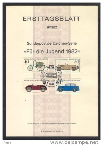 Germany Federal Republic 1982  Mi Nr 1123/6    ETB6/1982 - Autres & Non Classés