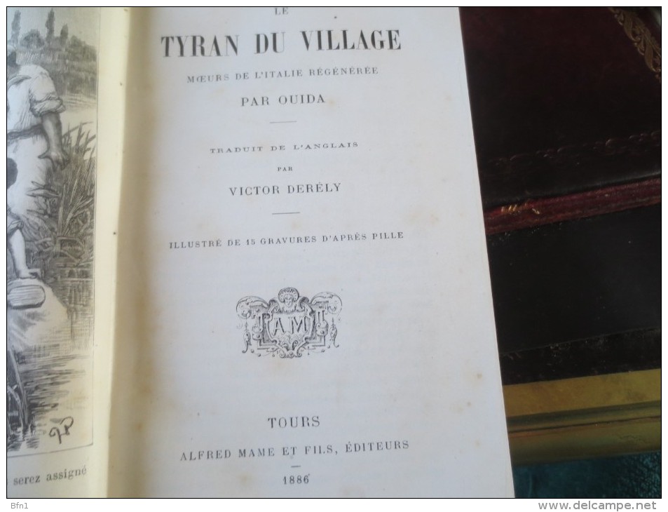 OUIDA- 1886- LE TYRAN DU VILLAGE - VOIR PHOTOS - 1801-1900