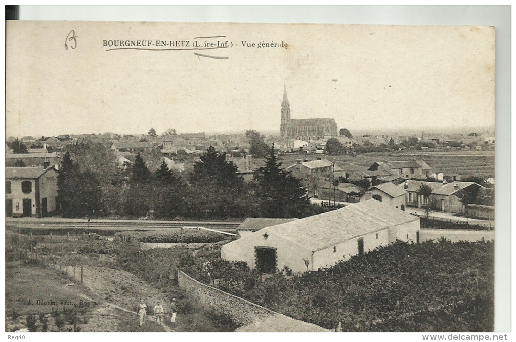 D44 - BOURGNEUF EN RETZ  - Vue Générale (Vue Partielle De La Gare) - Bourgneuf-en-Retz