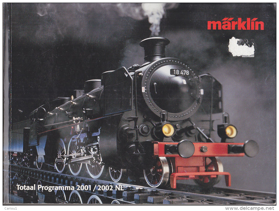 C1  TRAINS Catalogue MARKLIN 2001 2002 550 Pages NEERLANDAIS - Dutch