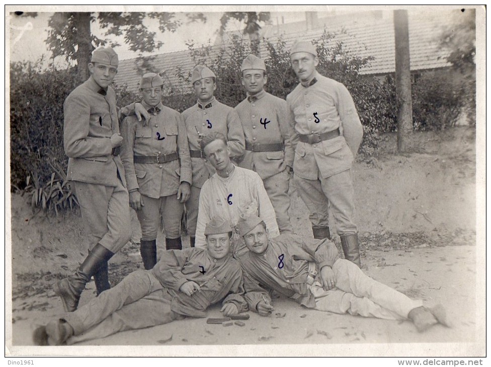 PHOTO 75 - MILITARIA - Photo Originale 11 X 8 - Les Stéphanois Au 8e Génie - SAINT - ETIENNE - Guerra, Militari