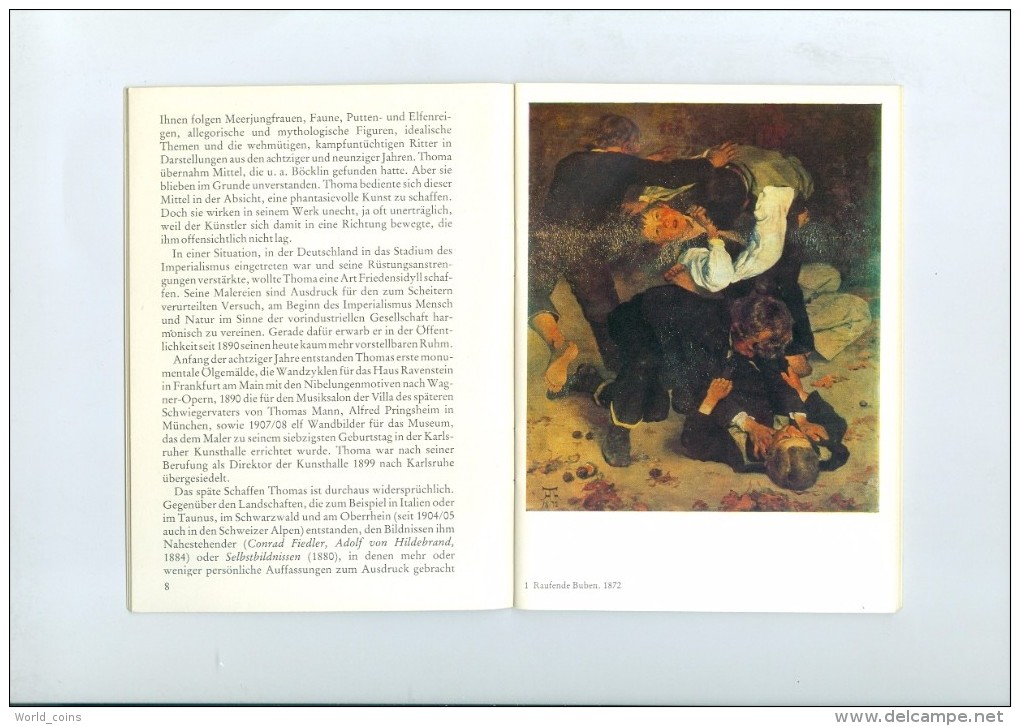 Hans Thoma (1839 – 1924), A German Painter. Paperback Book. Maler Und Werk. - Malerei & Skulptur