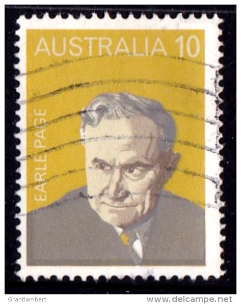 Australia 1975 Prime Ministers 10c Page Used - Gebraucht