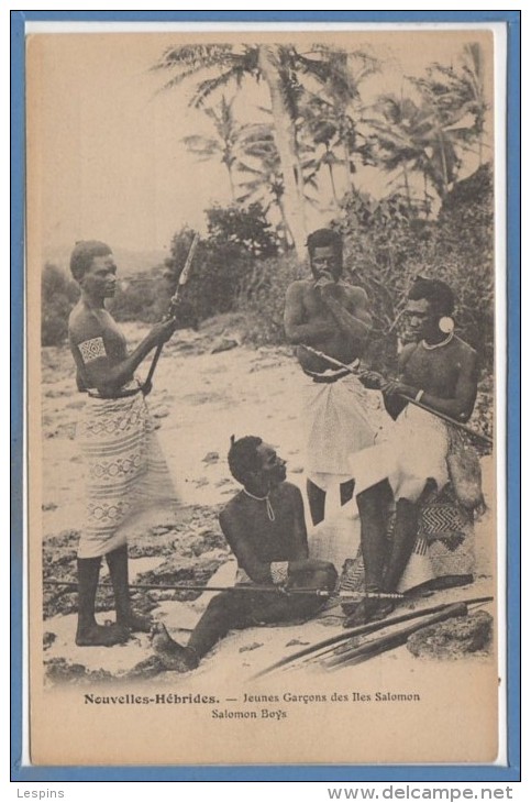 OCEANIE --  VANUATU - NOUVELLES HEBRIDES -- Jeunes Garçons Des Iles Salomon - Vanuatu