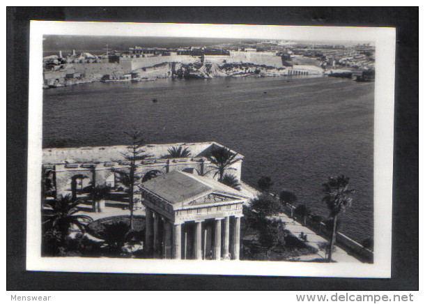MALTA - LOWER BARRACA  REAL PHOTOGRAPH BY J.GALEA  VALLETTA - 1950s - Places