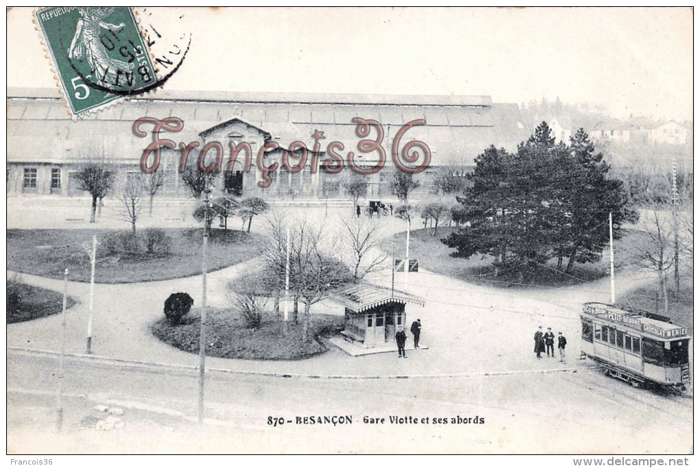 (25) Besançon - Gare Viotte Et Ses Abords - Tramway - 2 SCANS - Besancon