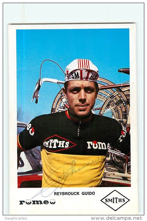 Guido REYBROUCK Autographe Manuscrit, Dédicace. Reybroeck. Romeo Smiths - Cyclisme