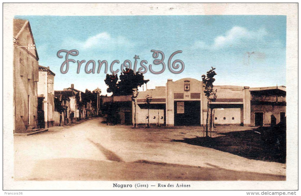 (32) Nogaro - Rue Des Arènes - En L'état : Petits Trous - 2 SCANS - Nogaro