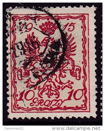 POLAND 1915 Warsaw Local Fi 2 Used - Variétés & Curiosités