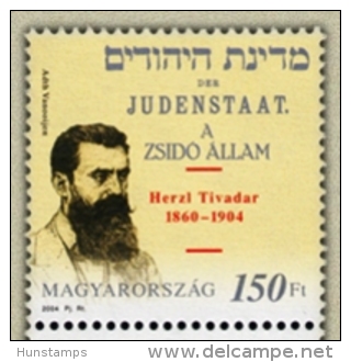 Hungary 2004. Tivadar Herzl Nice Stamp MNH (**) Michel: 4871 - Nuevos