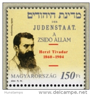 Hungary 2004. Tivadar Herzl Nice Stamp MNH (**) Michel: 4871 - Ungebraucht