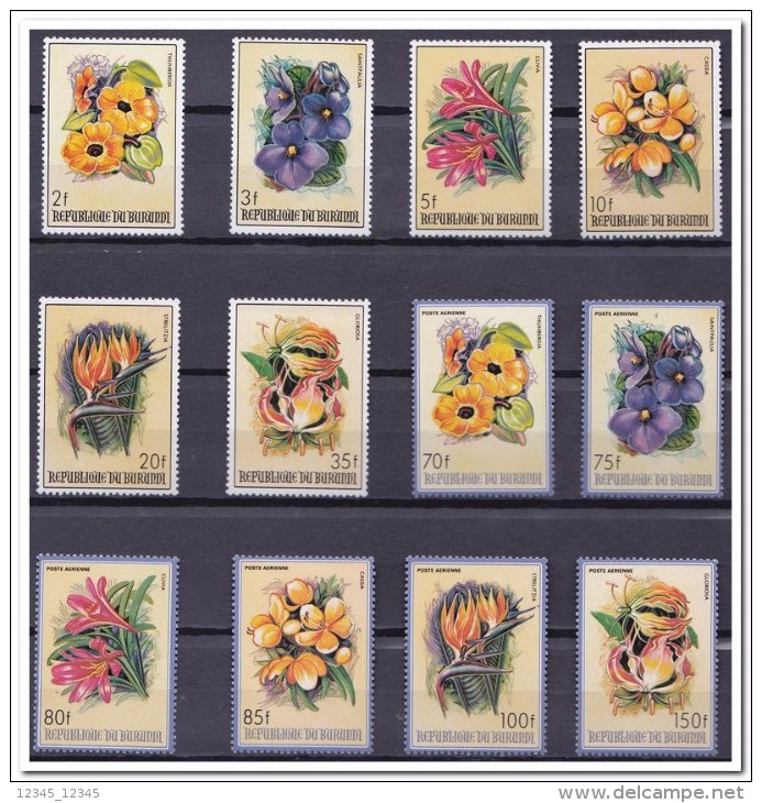 Burundi 1986, Postfris MNH, Flowers - Ongebruikt