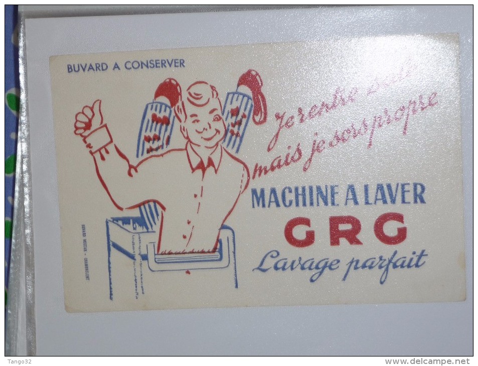 BUVARD COLLECTION   Machine A Laver G R G - B