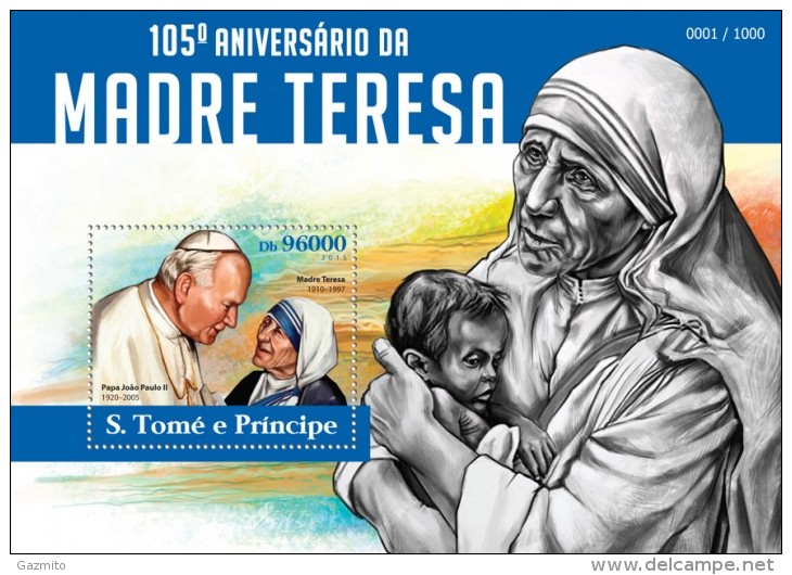 S. Tomè 2015, 105th Mother Teresa, BF - Madre Teresa