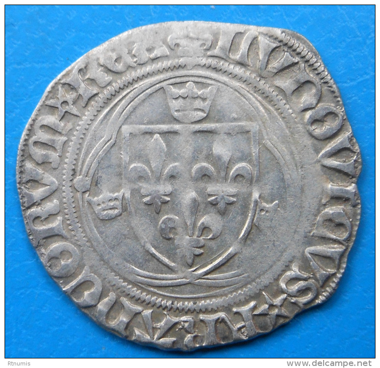 Louis XII Grand Blanc à La Couronne Frappé à AMIENS , Atelier RARE Et JOLIE Monnaie ! - 1498-1515 Luigi XII Il Padre Del Popolo