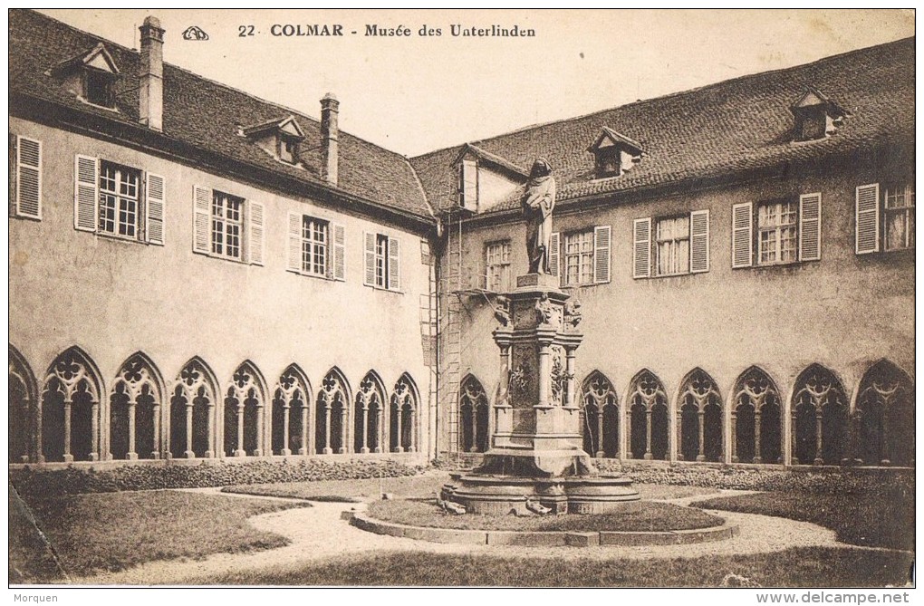 14867. Postal COLMAR (Haut Rhin). Musée Des Unterlinden - Colmar