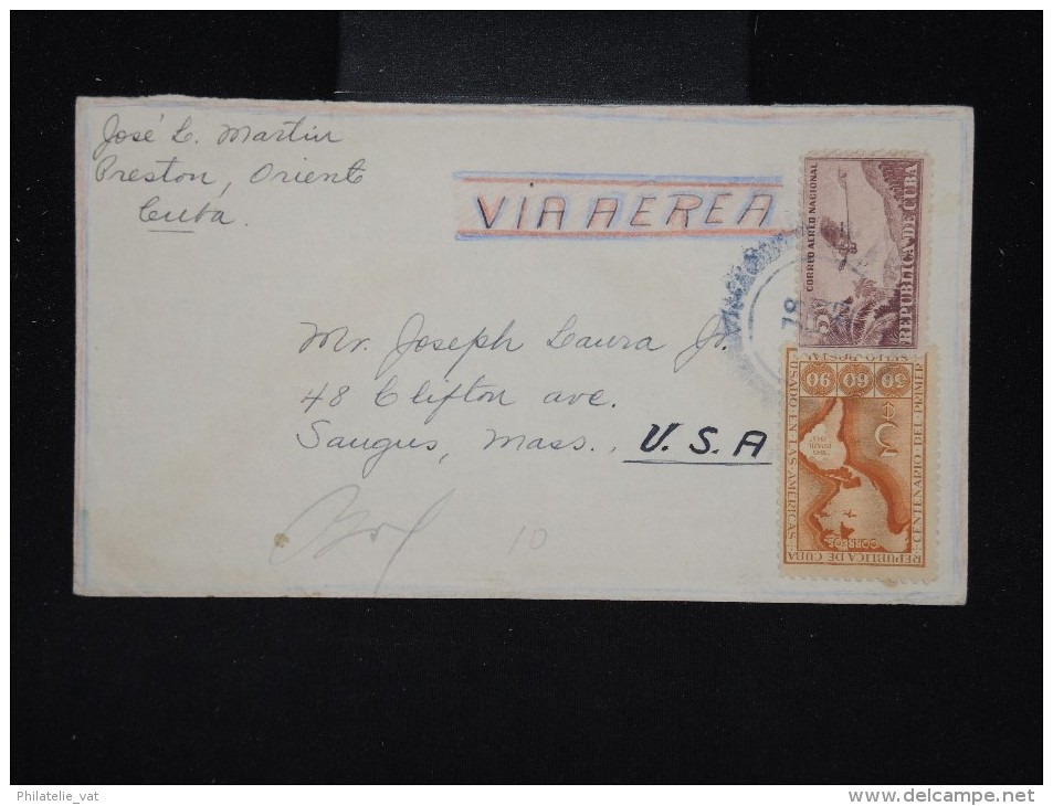 CUBA - Enveloppe Période 1940 Pour Les U.S.A. - Aff. Plaisant - à Voir - Lot P10082 - Briefe U. Dokumente