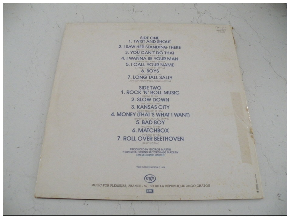 The Beatles (Titres Sur Photos) - Vinyle 33 T LP - Album Vol 1 - Rock