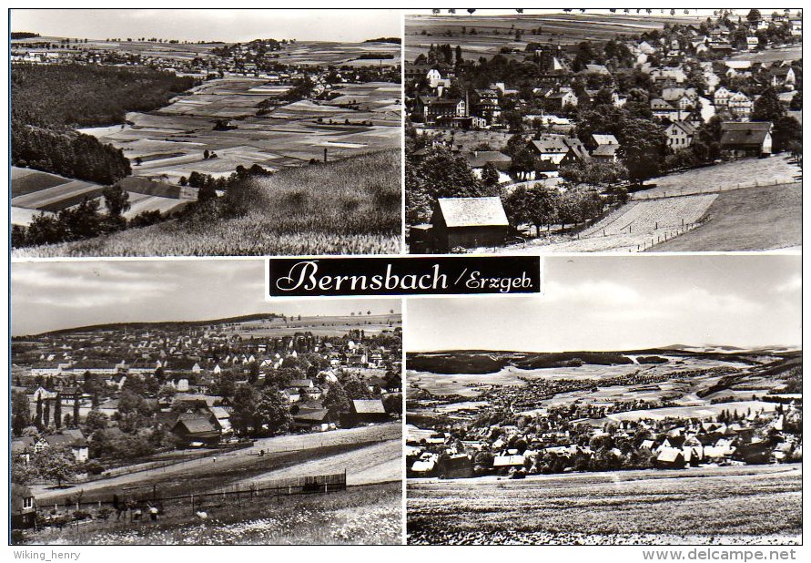 Lauter Bernsbach - S/w Mehrbildkarte 4 - Bernsbach