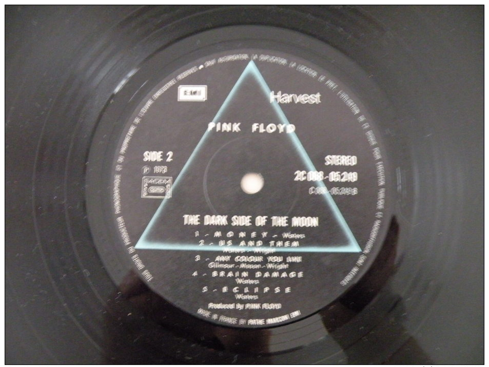 Pink Floyd' Money  Vinyle 33T LP (Titres sur photos)  Album 1973