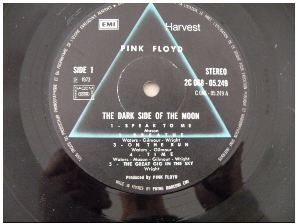 Pink Floyd' Money  Vinyle 33T LP (Titres sur photos)  Album 1973