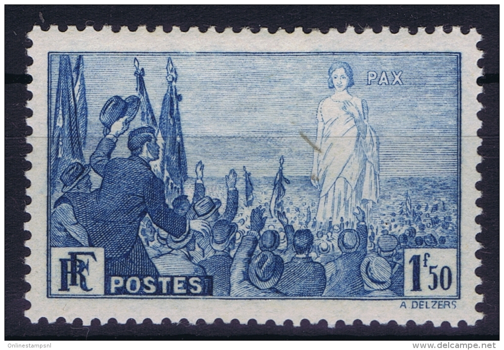 France: Yv Nr 328 MNH/**  Sans Charnière - Ongebruikt