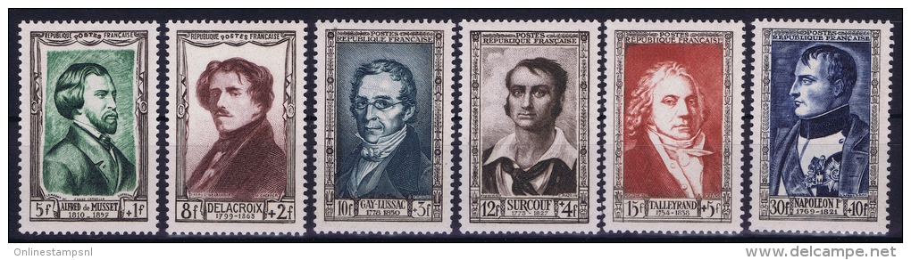 France: Yv Nr 891 - 896 MH/* Avec  Charnière    1951 - Ongebruikt