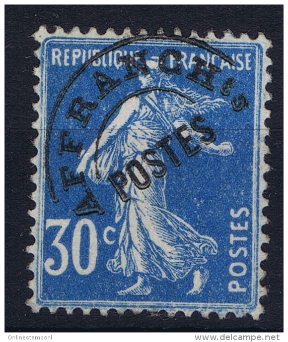 France: Yv Nr  Preo 60 (*) Not Used SG - 1893-1947