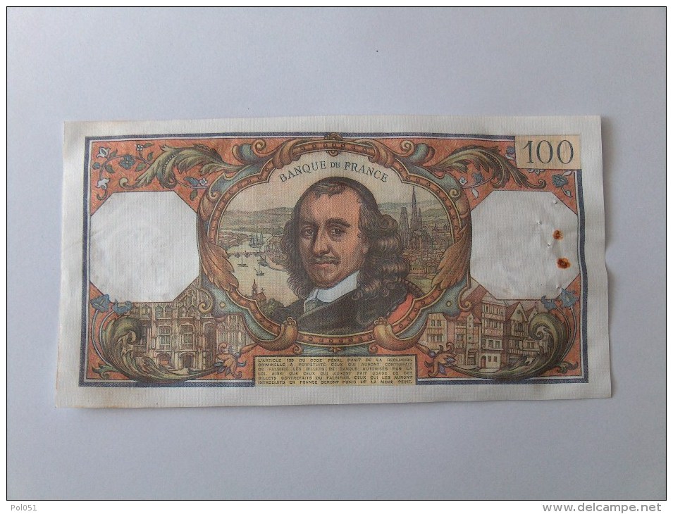 BILLET 100 FRANCS CORNEILLE NOMBREUX NUMEROS QUI SE SUIVENT J.4-3-1976 T937 12858 - 100 F 1964-1979 ''Corneille''