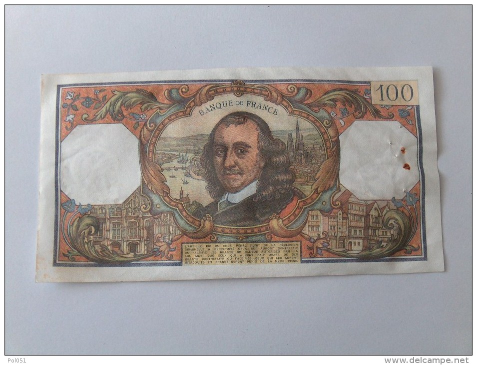 BILLET 100 FRANCS CORNEILLE NOMBREUX NUMEROS QUI SE SUIVENT J.4-3-1976 T937 12861 - 100 F 1964-1979 ''Corneille''