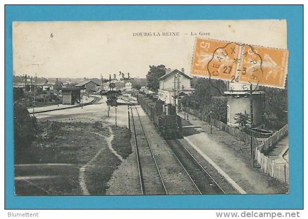 CPA Chemin De Fer Train La Gare BOURG-LA-REINE 92 - Bourg La Reine