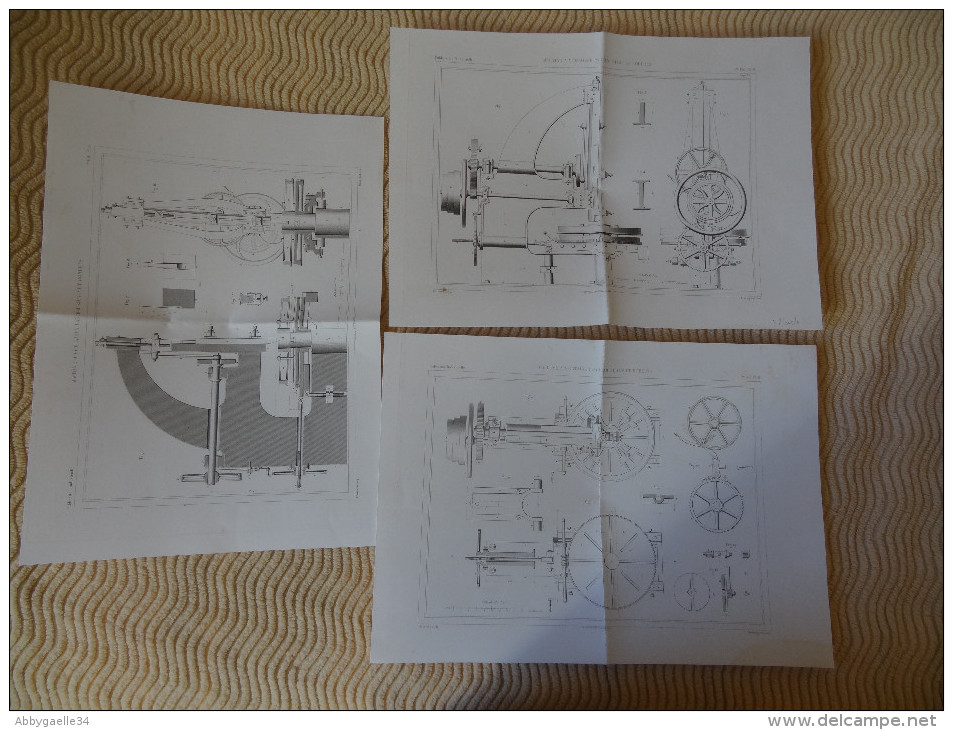 MACHINE A MORTAISER PAR MM. SHARP ET ROBERTS Publication Industrielle Petitcolin Chardon Armengaud - Máquinas