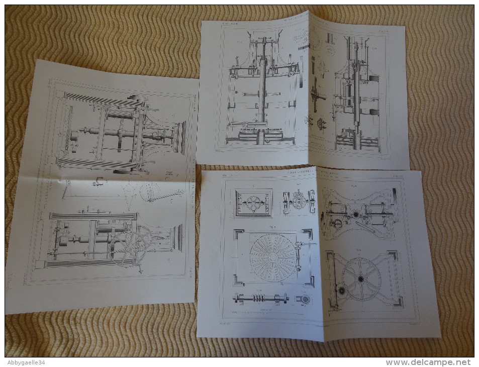 MACHINE A MORTAISER ALESER ET RABOTER PAR M. CAVE Publication Industrielle Petitcolin Chardon Armengaud - Machines