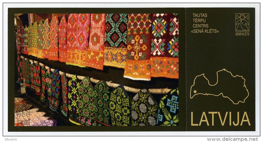 CP Publicitaire Lettone Neuve - Artisanat Textile - Craft Pattern - Latvija Latvia Lettonie Lettland - Art, Kunst, Arte - Europe