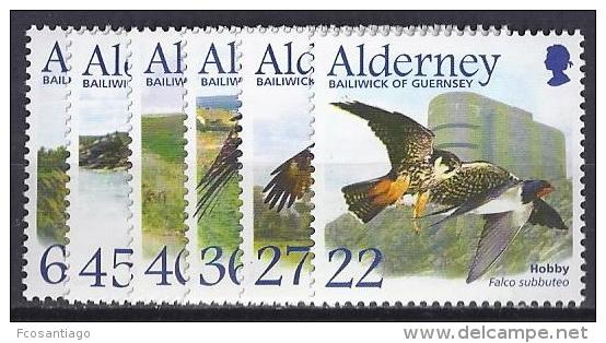 ALDERNEY 2002 - Yvert #189/94 - MNH ** - Alderney