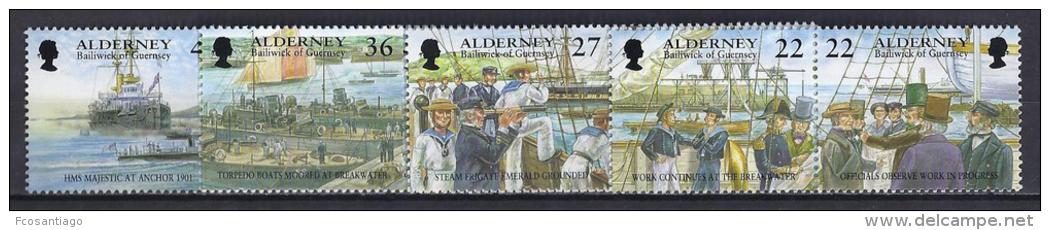 ALDERNEY 2001 - Yvert #180/87 - MNH ** - Alderney