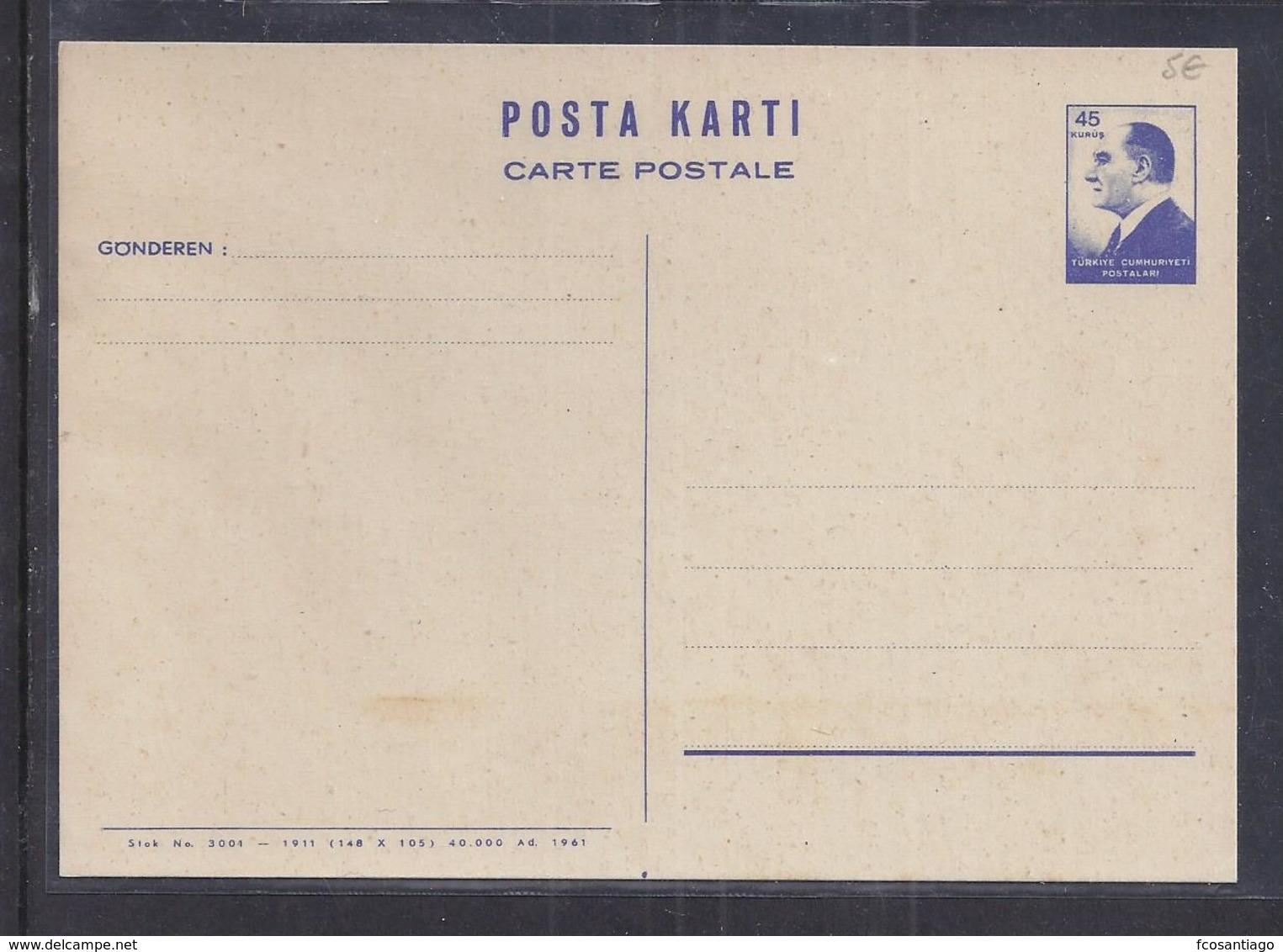 TURQUIA - TARJETAS POSTALES - Turchia