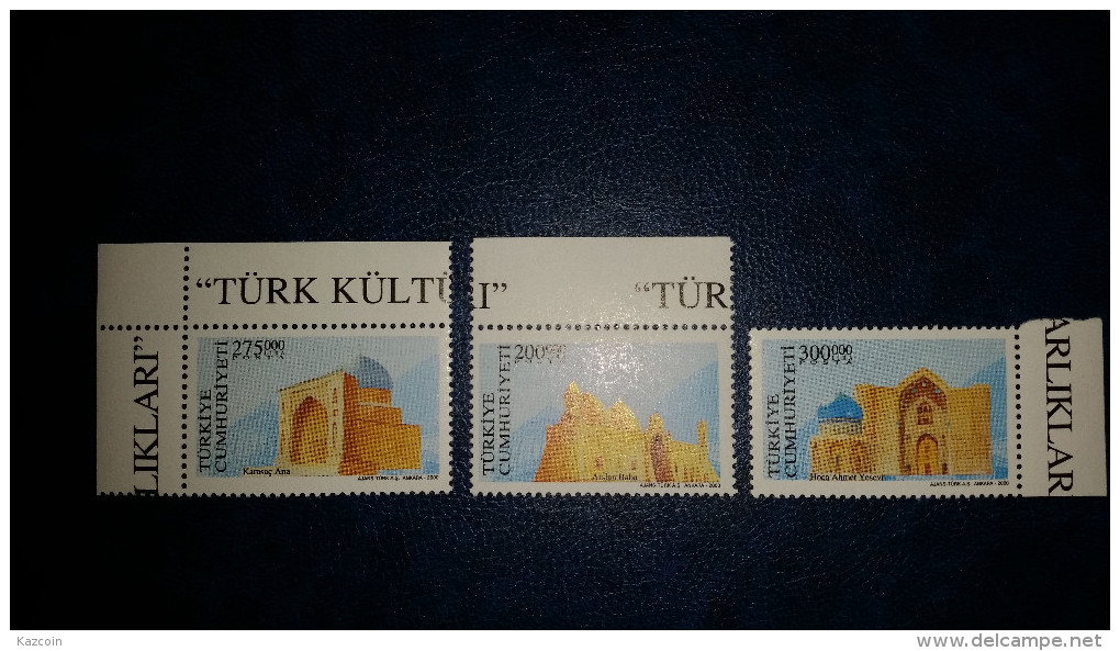 2000 Turkey - Cultural Heritage - Joint With Kazakhstan - Mosques - Neufs