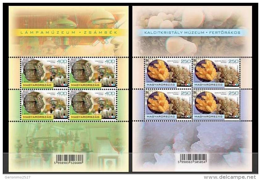 HUNGARY 2013 CULTURE Treasures Of HUNGARIAN MUSEUMS - Fine 2 3D S/S MNH - Unused Stamps