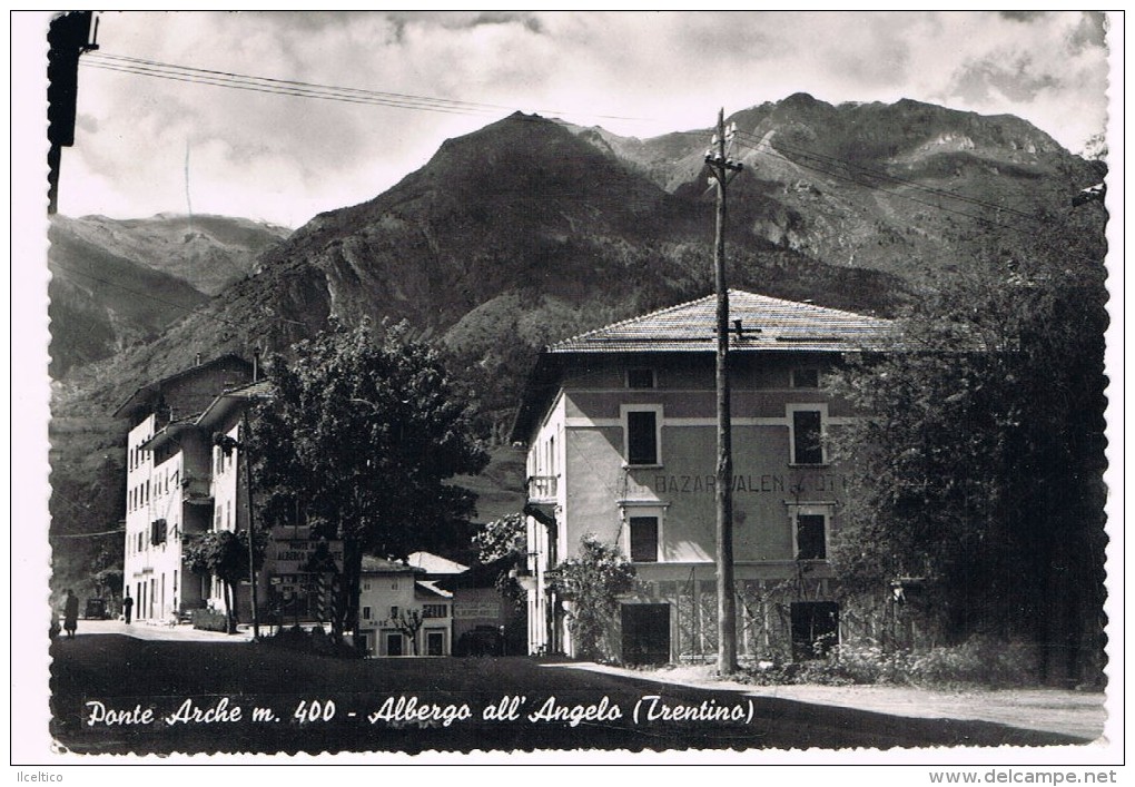 PONTE ARCHE = ALBERGO  ALL'ANGELO = 1953 - Trento