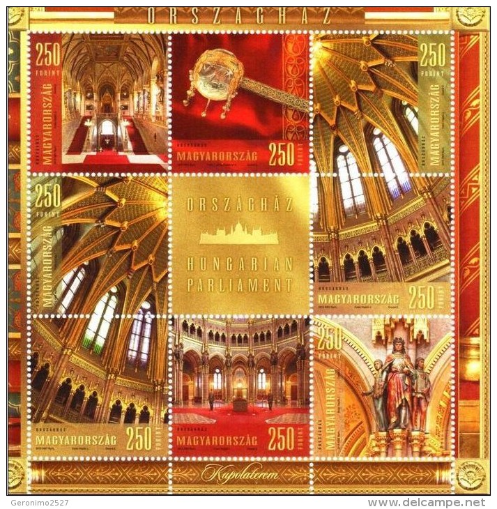 HUNGARY 2013 ARCHITECTURE The House Of The PARLIAMENT BUDAPEST - Fine S/S MNH - Neufs