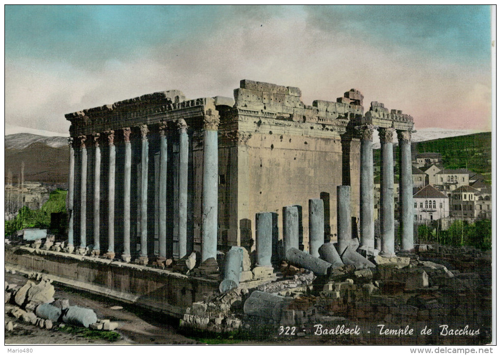 LIBANON  BAALBEC    BACCHUS  TEMPLE      (NUOVA) - Liban