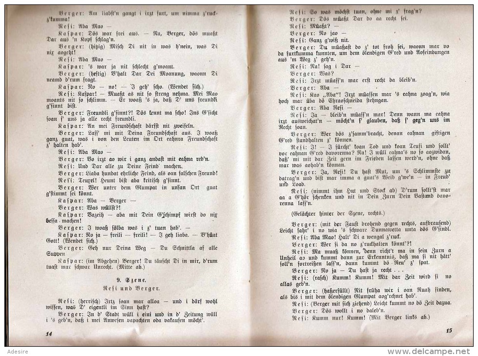 SCHANDDIRN - 1918, Ländliches Trauerspiel Einer Wahrhaft Liebenden, 1 Akter Mit Gesang V.Christian Spanner-Hansen, Orig. - Théâtre & Scripts