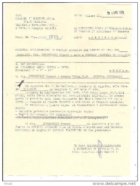 ITALIA 4 Old Documents From Accademia Aeronautica + Others - Documents Historiques