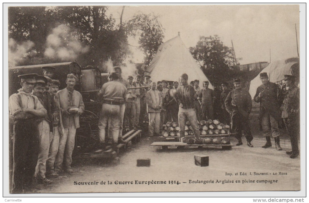 GUERRE 1914/1918 - Boulangerie Anglaise - Militaires - War 1914-18