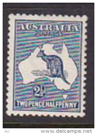 Australia 1913 First Watermark Kangaroo SG 4, 2d And Half Mint Hinged - Ungebraucht